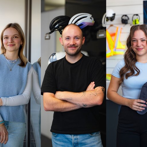 Dein Job. Deine Stories. Marcella, Jan und Celina